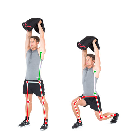 Sandbag kettlebell online swing