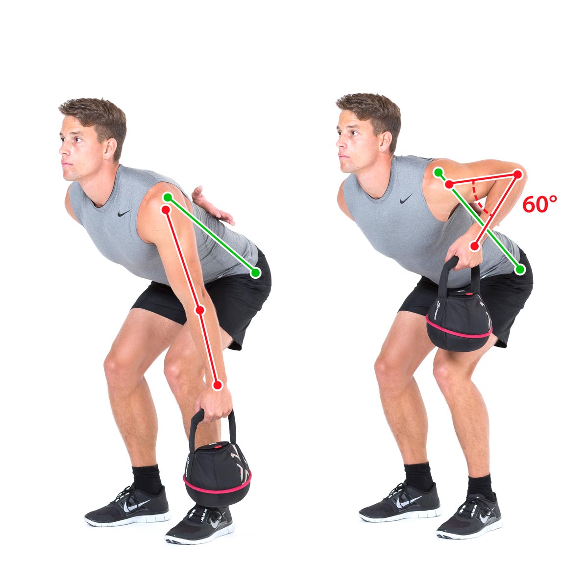 Kettlebell bent over cheap row