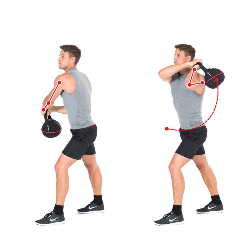 Kettlebell Exercise Wood Choppers